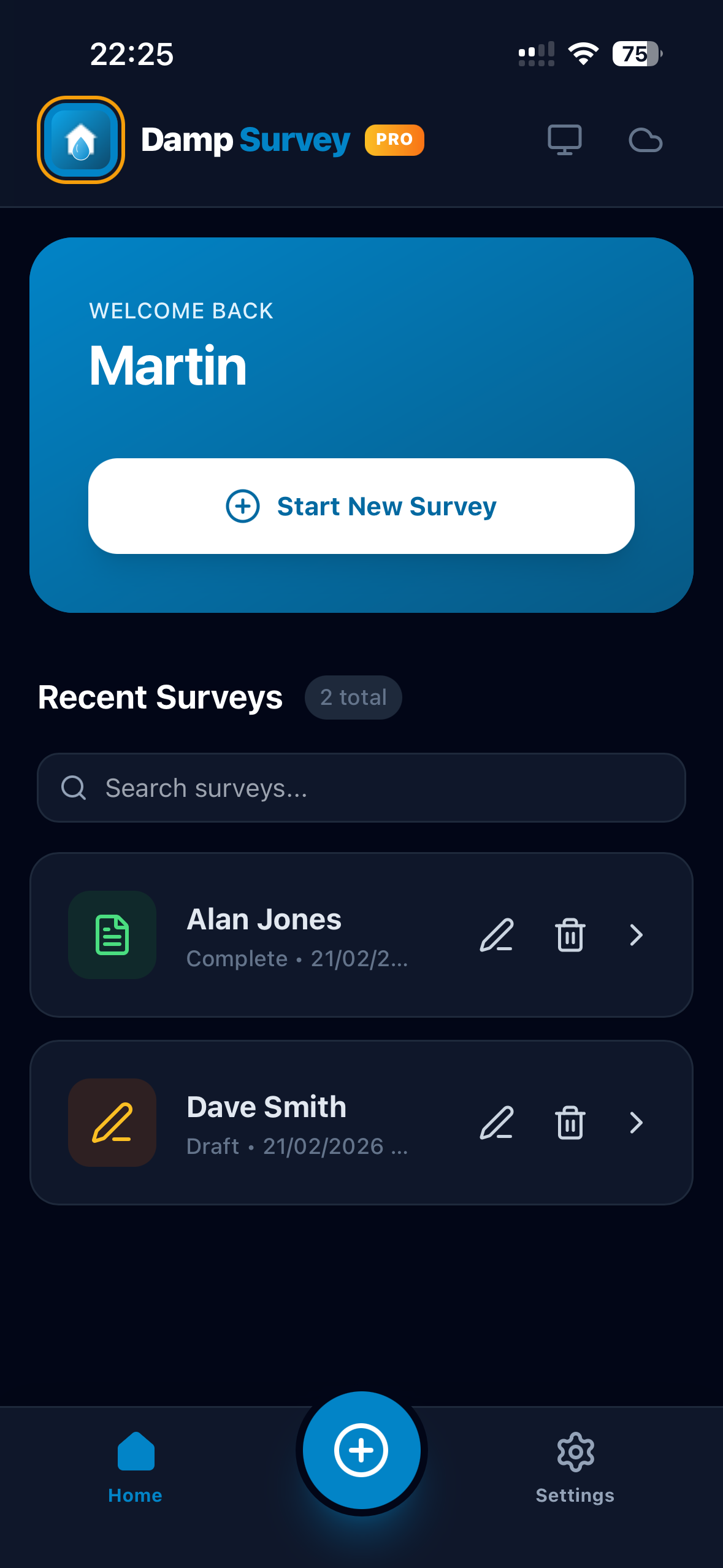 DampSurvey Pro App